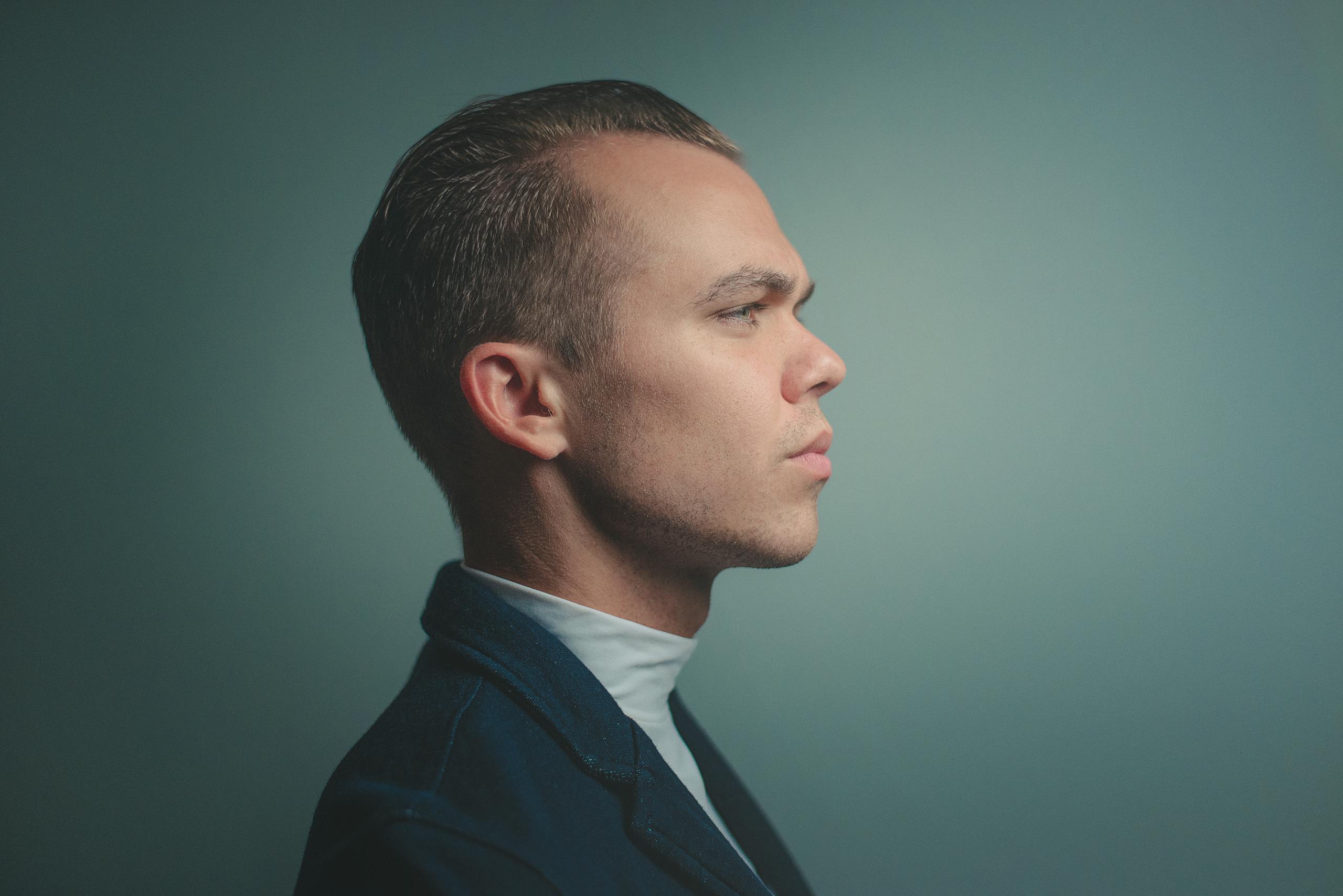 Man Facing Sideways
